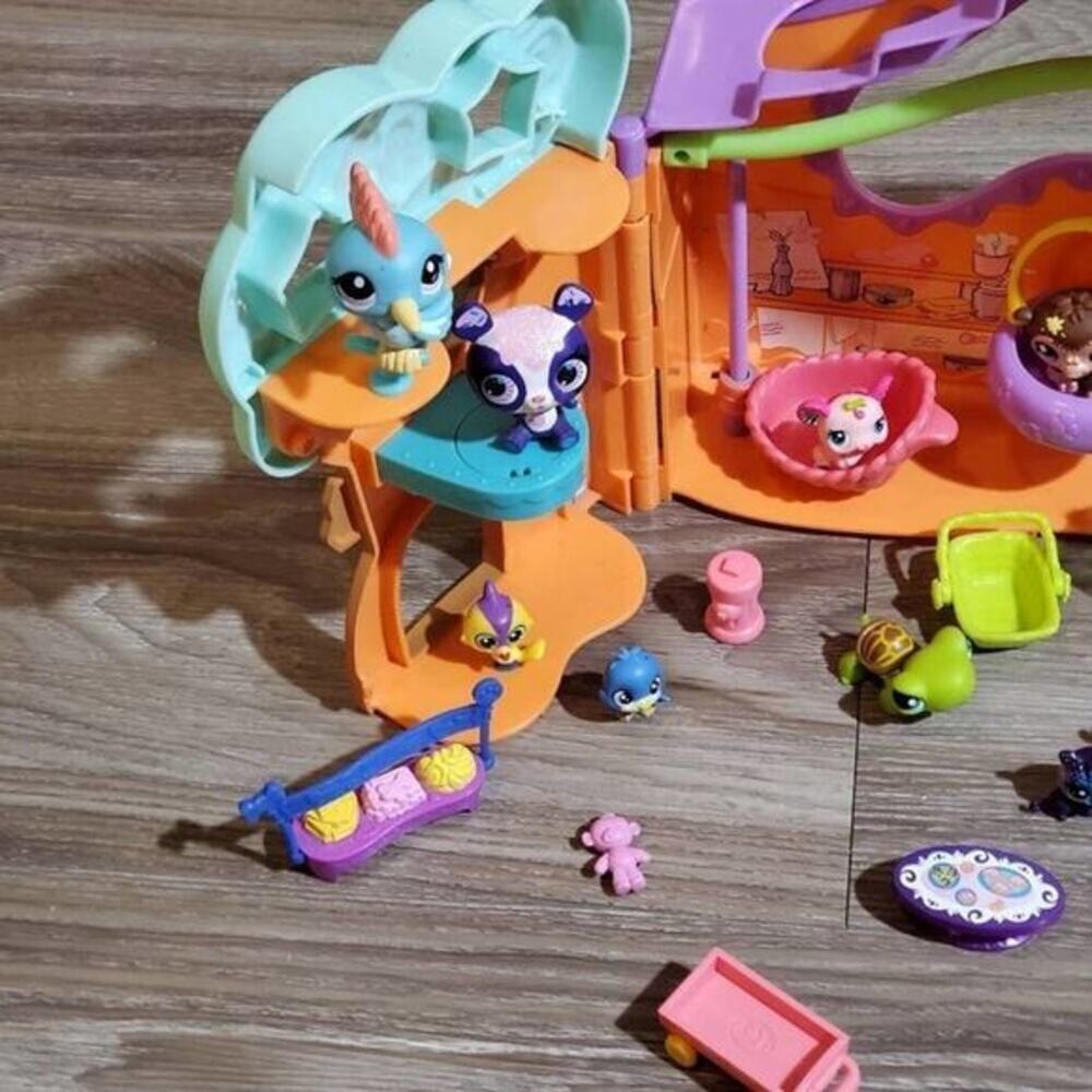 Littlest pet shop lot panda hamster monkey 2007 vintage pet clubhouse - Picture 8 of 13